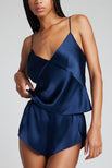 Thumbnail image #3 of Eclipse Washable Silk Mini Short in Navy