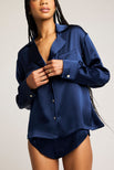 Thumbnail image #1 of Eclipse Washable Silk Shirt in Navy