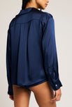 Thumbnail image #4 of Eclipse Washable Silk Shirt in Navy
