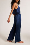Thumbnail image #2 of Eclipse Washable Silk Drawstring Pant in Navy
