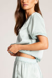 Thumbnail image #3 of Eclipse Washable Silk V-Top in Mist