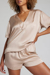 Thumbnail image #4 of Eclipse Washable Silk Deep V-Top in Fizz [Morgan M]