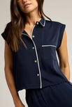 Thumbnail image #1 of Supreme Short Sleeve Shirt in Navy
