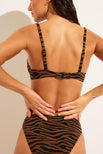 Thumbnail image #3 of Swim Plunge Top in Tigre