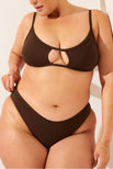 Thumbnail image #4 of Swim Scoop Brief in Espresso