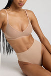 Thumbnail image #2 of Base High Rise Brief in Buff (Pack)