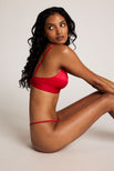 Thumbnail image #4 of Glacé String Thong in Cerise