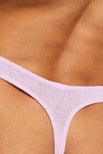 Thumbnail image #3 of Pointelle Dipped Thong in Lilac