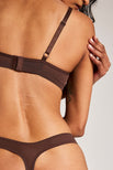Thumbnail image #3 of Sieve Dipped Thong in Espresso