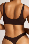 Thumbnail image #3 of Slink Dipped Thong in Espresso