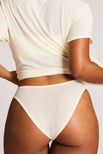 Thumbnail image #3 of Whipped French Cut Brief in Cream