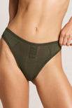 Thumbnail image #1 of Whipped French Cut Brief in Moss