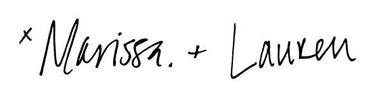 Marissa & Lauren signatures