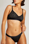 Thumbnail image #3 of Eyelet Lace Thong in Black