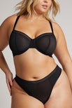Thumbnail image #5 of Sieve Trim High Thong in Black [Vitoria XL]