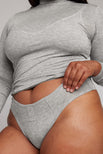 Thumbnail image #4 of Whipped French Cut Brief in Heather Grey [Brittney XL]
