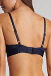 Thumbnail image #2 of Glacé Triangle Bra in Navy [Ksenia 1]