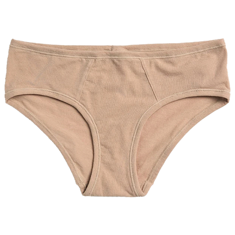 Detail view of Cloud Cotton Brief in Buff (Pack) for sizer