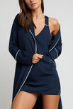 Thumbnail image #4 of Supreme Classic Robe in Navy