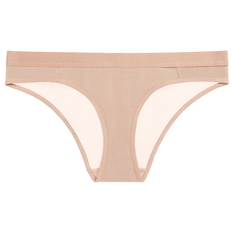 Detail view of Sieve Brief in Buff for sizer