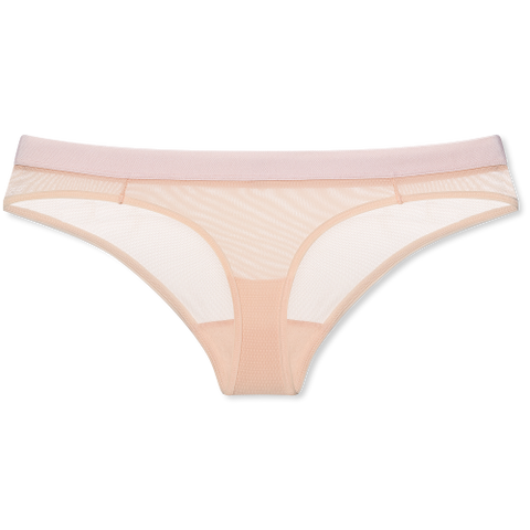Detail view of Sieve Brief in Peach for sizer