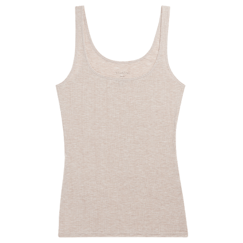 Detail view of Whipped A-Top in Sand for sizer