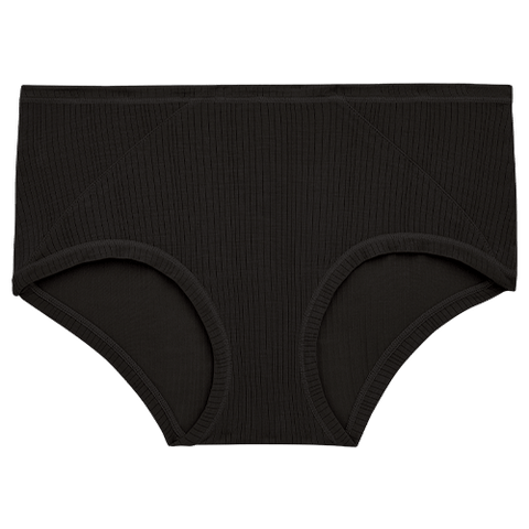 Detail view of Whipped Boy Short in Black for sizer