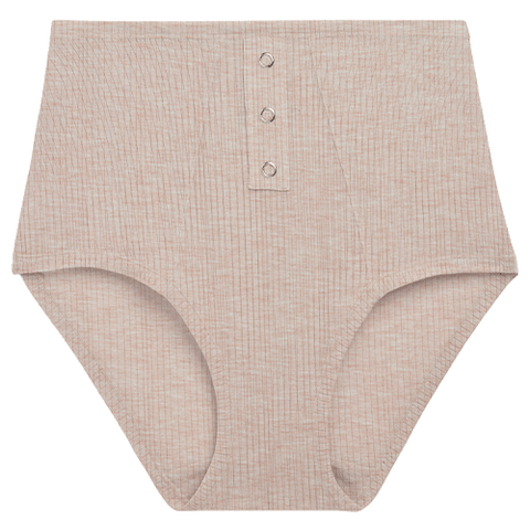Detail view of Whipped High Rise in Sand for sizer